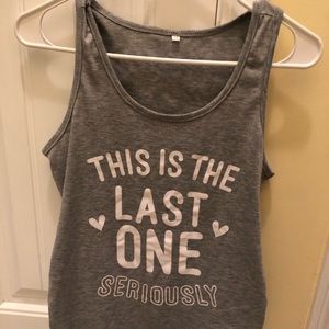Maternity tank top